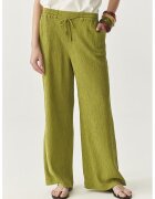 Tatuum Pantaloni din amestec de lyocell cu snur - Verde
