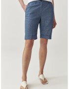 Tatuum Pantaloni scurti de in cu talie medie - Albastru inchis