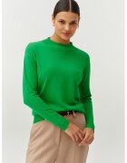 Tatuum Pulover cu model uni si guler scurt - Verde