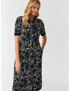 Tatuum Rochie-camasa cu buzunare laterale Joice - Alb/Negru