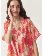 Tatuum Rochie lejera cu imprimeu floral - Coral/Bej