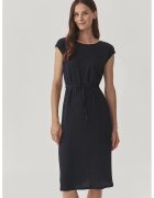 Tatuum Rochie midi evazata din amestec de lyocell Tabi - Negru