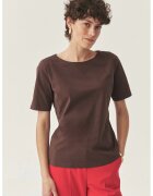 Tatuum Tricou uni cu decolteu rotund - Maro
