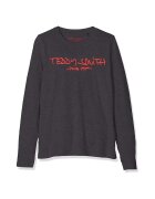 Teddy Smith Bluza pentru copii Ticlass cu maneca lunga - gri -