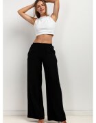 Tessita Pantaloni ampli cu talie elastica