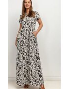 Tessita Rochie din amestec de in cu buzunare laterale