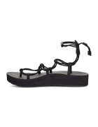 Teva Sandale de material textil cu velcro - insertii de piele si bareta separatoare Midform Infinity - Negru