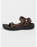 Teva Sandale din material textil cu segment cu inchidere velcro Hydratrek - Negru/Maro taupe/Portocaliu mandarina