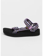 Teva Sandale wedge cu velcro - Negru/Albastru inchis/Lila
