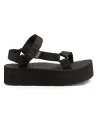 Teva Sandale wedge din material textil cu velcro Universal