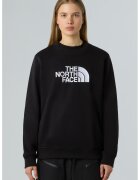 The North Face Bluza de trening cu decolteu la baza gatului si logo Drew Peak - Alb/Negru