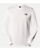 The North Face Bluza pentru barbati - bumbac - cu imprimeu - alb