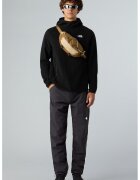 The North Face Hanorac din material fleece cu buzunar kangaroo pentru trekking Glacier - Negru