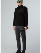 The North Face Hanorac din material fleece cu fenta scurta cu fermoar pentru trekking Glacier - Negru