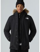 The North Face Jacheta parka impermeabila cu garnitura detasabila de blana sintetica Zaneck - Alb/Negru