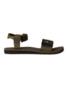 The North Face Sandale cu talpa plata si logo - Kaki inchis