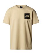 The North Face Tricou cu decolteu la baza gatului si logo pe piept - Bej inchis