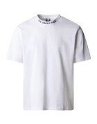 The North Face Tricou de bumbac cu decolteu la baza gatului - Alb