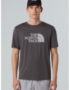 The North Face Tricou regular fit cu decolteu la baza gatului pentru fitness - Gri inchis