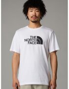 The North Face Tricou regular fit cu decolteu la baza gatului si imprimeu logo - Alb/Negru