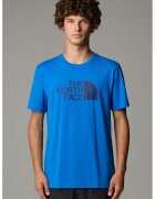 The North Face Tricou regular fit cu decolteu la baza gatului si imprimeu logo - Albastru royal