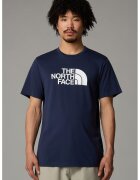 The North Face Tricou regular fit cu decolteu la baza gatului si imprimeu logo - Bleumarin
