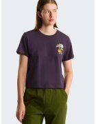 The North Face Tricou regular fit Flora Embro - Verde/Portocaliu/Violet pruna