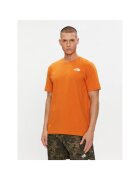 The North Face Tricou sport barbati portocaliu - bumbac -
