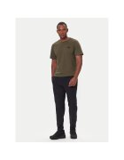 The North Face Tricou sport barbati verde - bumbac -