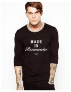 THEICONIC Bluza - barbati - Made in Romania1 - Negru