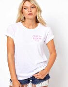THEICONIC Tricou dama alb - C'est la vie -