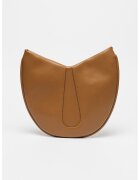 THEMOIRè Geanta din piele ecologica cu bareta de umar in diverse culori - Caramel - 30x39x2