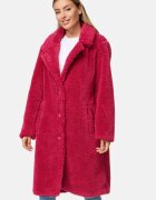 Threadbare Haina din material teddy cu buzunare oblice - Roz