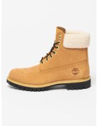 Timberland Bocanci impermeabili de piele nabuc cu insertii textile Premium - Caramel
