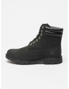 Timberland Bocanci impermeabili de piele nabuc Premium - Negru/Negru stins