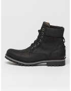 Timberland Bocanci impermeabili de piele nabuc Rugged - Negru