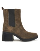 Timberland Botine dama piele naturala - maro inchis - Maro inchis
