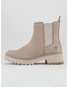 Timberland Ghete Chelsea de piele nabuc Cortina Valley - Maro taupe deschis