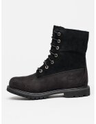 Timberland Ghete impermeabile din piele nabuc si piele intoarsa - Negru