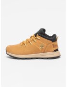 Timberland Pantofi de piele nabuc cu insertii textile pentru treking Sprint Trekker - Negru/Maro deschis