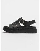 Timberland Sandale de piele cu catarama - Negru