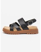 Timberland Sandale de piele cu o catarama - Negru