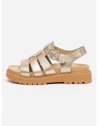 Timberland Sandale din piele cu catarama Clairmont - Auriu