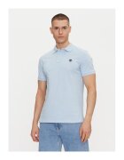 Timberland Tricou polo barbati TB0A6VDP9401 - Bumbac organic - 45687 - Albastru deschis