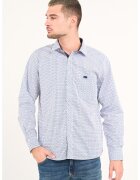 Timeout Camasa din bumbac cu model - Albastru inchis/Alb optic