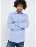 Timeout Camasa uni cu maneci lungi - Albastru pastel