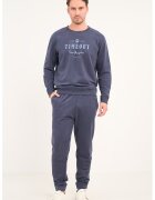 Timeout Pantaloni relaxed fit cu snur - Albastru