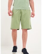Timeout Pantaloni scurti din amestec de bumbac cu snur - Verde fistic