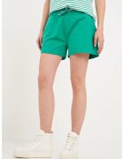 Timeout Pantaloni scurti din amestec de bumbac cu snururi - Verde persan