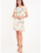 Timeout Rochie mini cu imprimeu si decolteu rotund - Multicolor